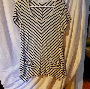 Striped tunic